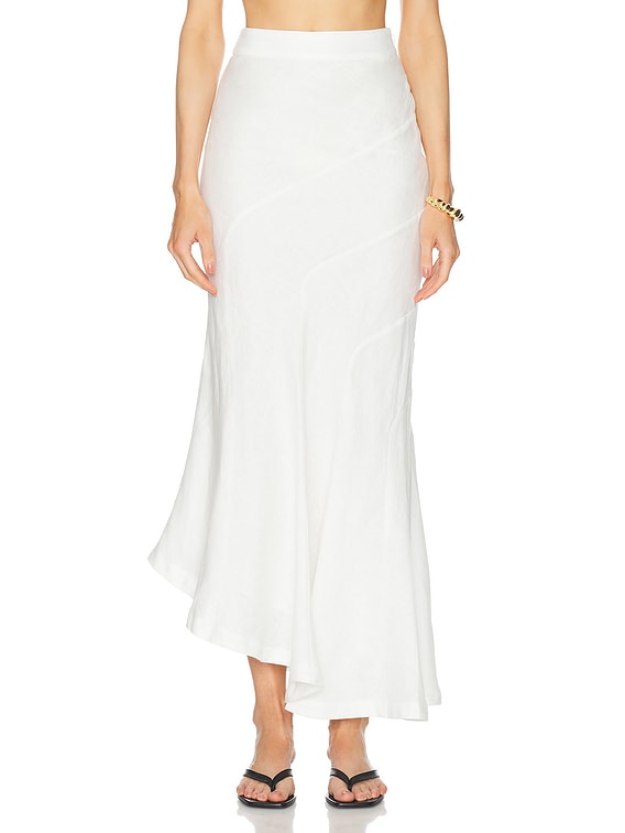 Alexander Wang Women's Fitted Long Skirt With Logo Elastic G