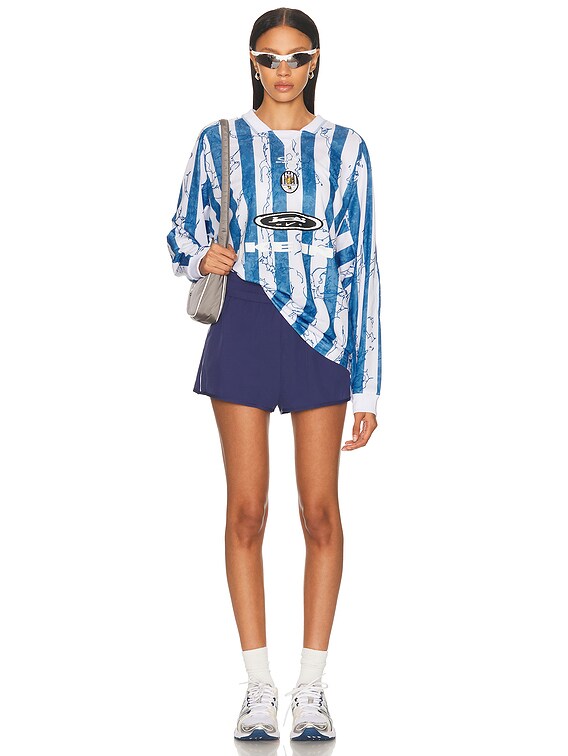 Nike M Nike Air Victory Long Sleeve Jersey in Psychic Blue, Light