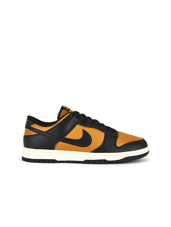 Nike Dunk Low Retro in Desert Ochre, Black, & Pale Ivory | FWRD