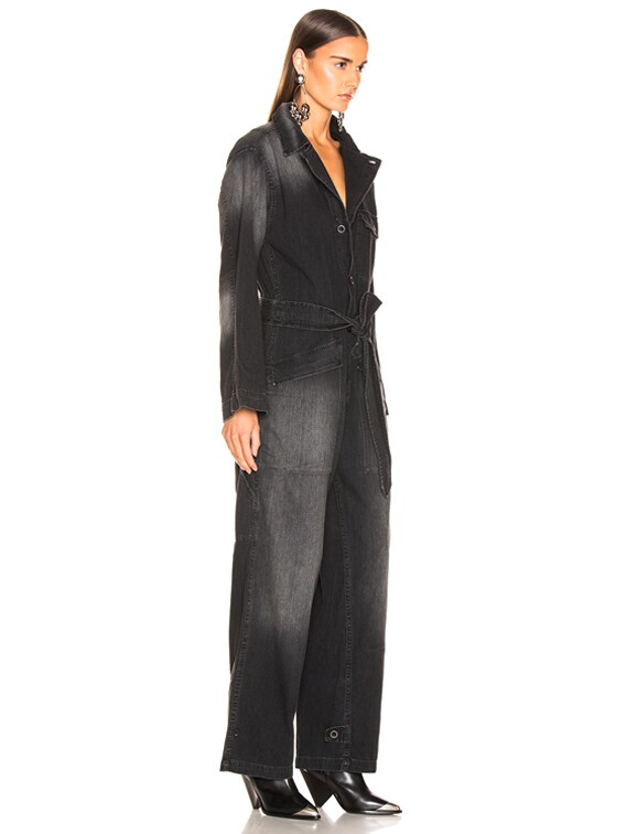 nili lotan denim jumpsuit