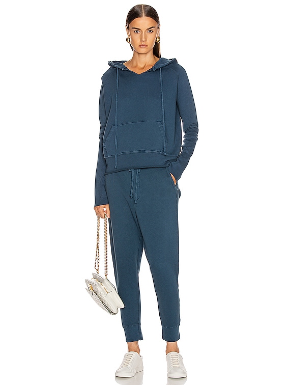 NILI LOTAN Janie Hoodie in Vintage Blue | FWRD NILI LOTAN Janie Hoodie in Vintage Blue | FWRD