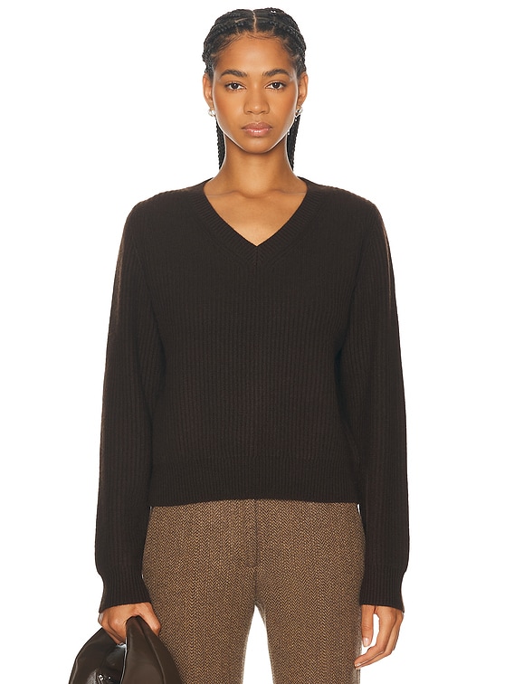NILI LOTAN Korina Sweater in Espresso | FWRD