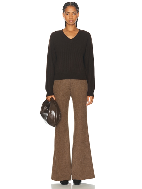 NILI LOTAN Korina Sweater in Espresso | FWRD