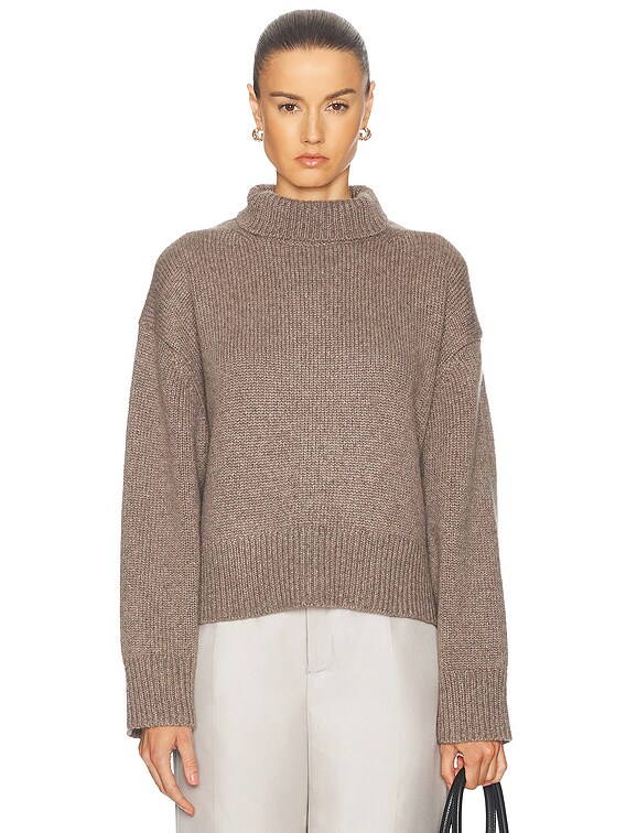 NILI LOTAN Tabitha Sweater in Peat Melange | FWRD