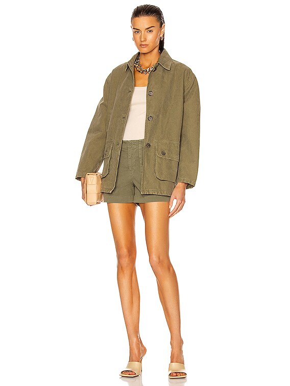 NILI LOTAN Connor Jacket in Uniform Green | FWRD