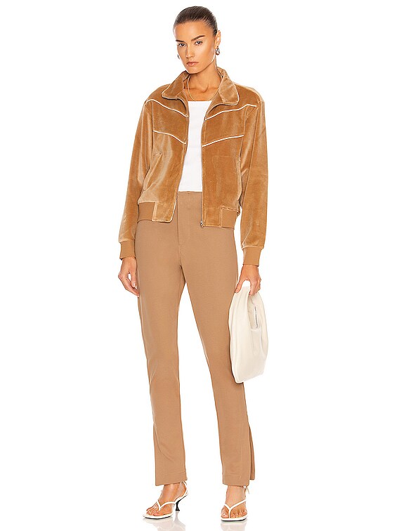 NILI LOTAN Andreas Track Jacket in Camel | FWRD