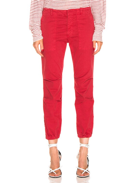 red military pants