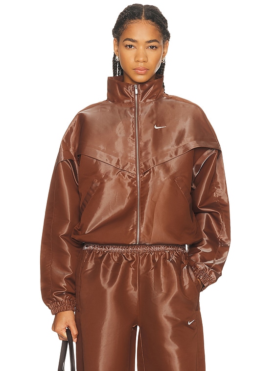 Nike Liquid Shine Jacket in Fauna Brown & Sail | FWRD