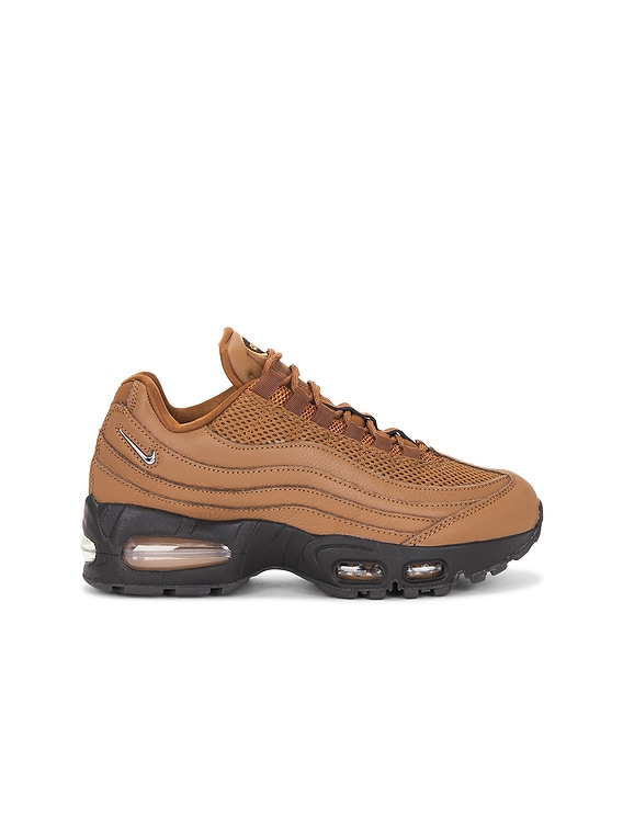 Nike Air Max 95 Big Bubble Sneaker in Light British Tan, Flax