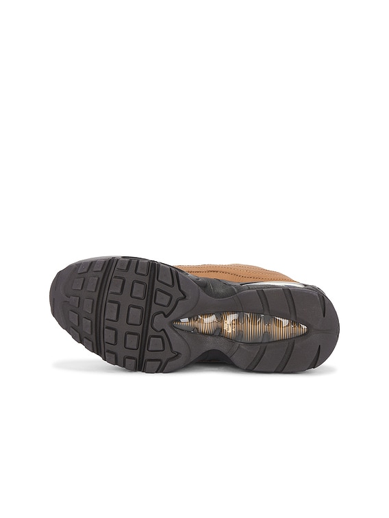 Nike Air Max 95 Big Bubble Sneaker in Light British Tan, Flax