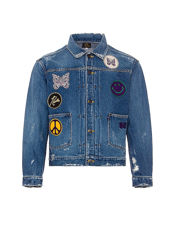 Assorted Patches Jean Jacket