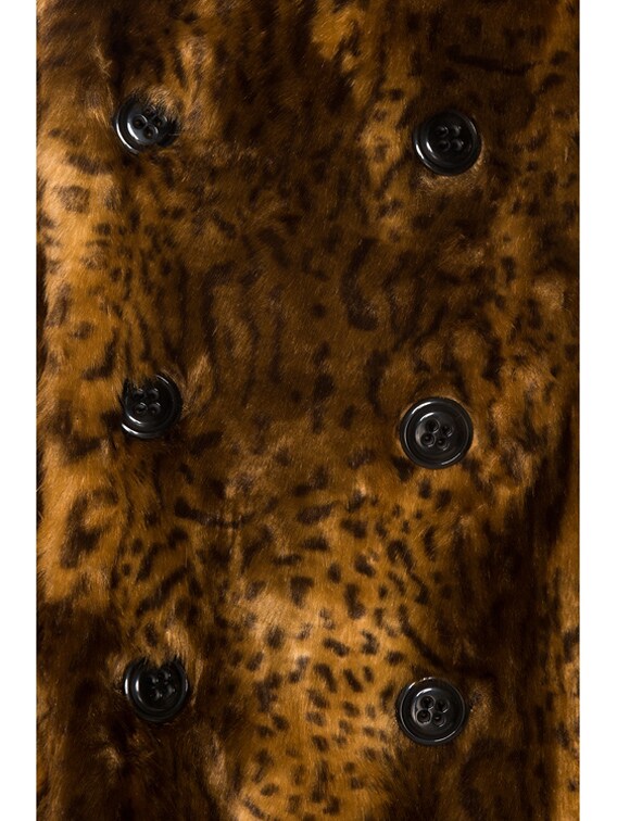 Needles Acrylic Faux Fur Peacoat in Leopard | FWRD