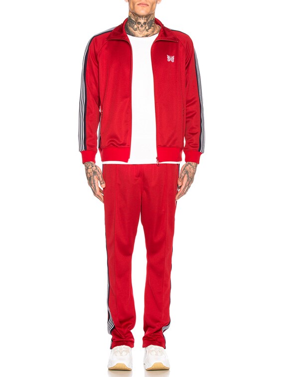 Needles Track Jacket in Red | FWRD