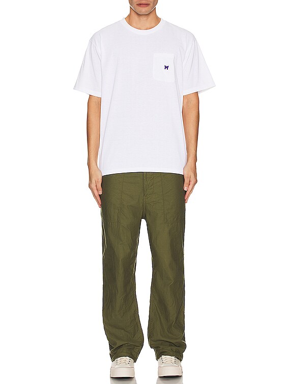 【NEEDLES 】　STRING FATIGUE PANT Needles String Fatigue Pant Back Sateen Olive | Cultizm