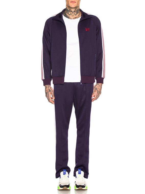 Needles Narrow Track Pant in Eggplant | FWRD