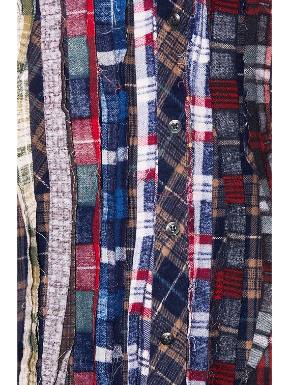 Needles Ribbon Flannel in Assorted | FWRD