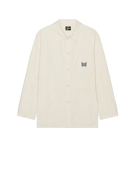Needles D.n. Coverall Jacket in White | FWRD