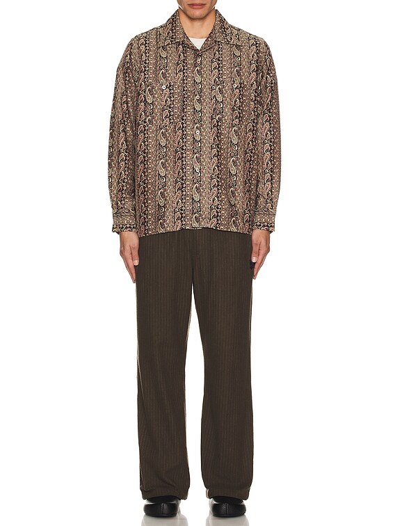 Needles Classic Shirt in Black | FWRD