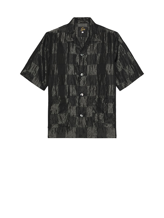 Needles Cabana Shirt Bright Cloth Checker In Black in Black | FWRD