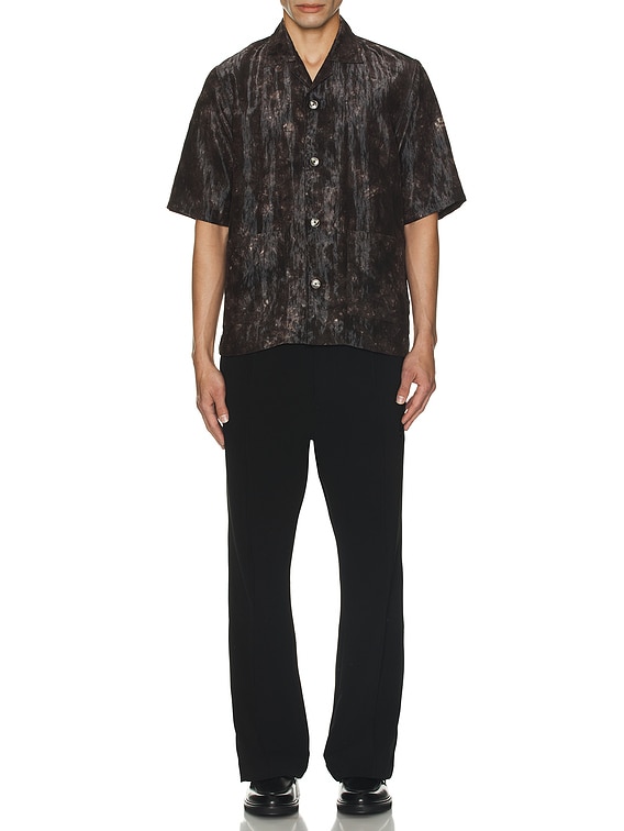 Needles Cabana Shirt Bright Cloth Uneven Dye In Brown in