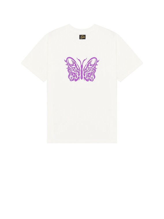 【国内買付】Needles/ Needles x Kae Tanaka S/S Crew Neck Tee Needles x Kae Tanaka S/S Crew Neck Tee - Eggplant - Poly