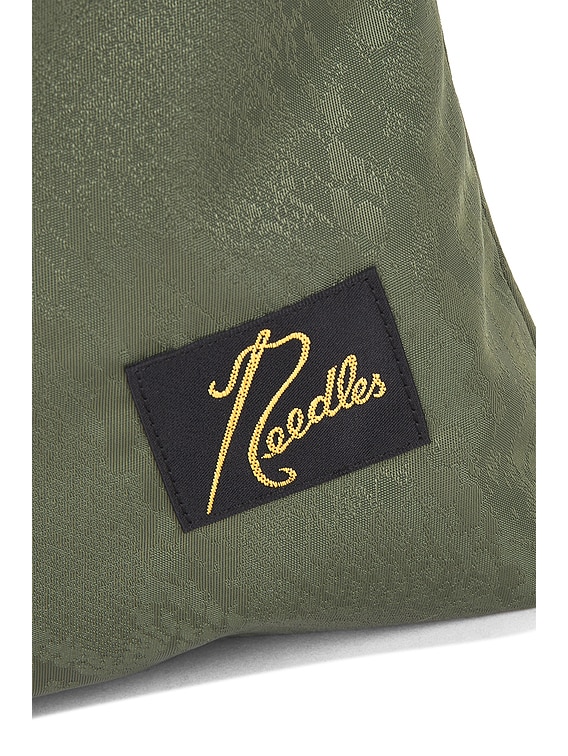 Needles Python Jacquard Book Bag in Olive | FWRD