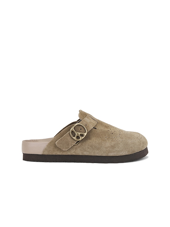 靴 NEEDLES CLOG SANDAL US10 28cm Needles Clog Sandal In Taupe in Taupe | FWRD