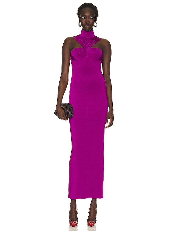 green emerald velvet dress Formal Long Dress Cd343 by Ladivine Amethyst / 2 main image 1