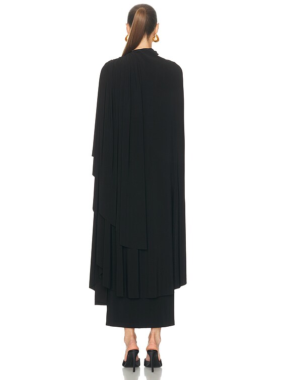 Norma Kamali x Lifestyle Wrap Shawl in Black | FWRD