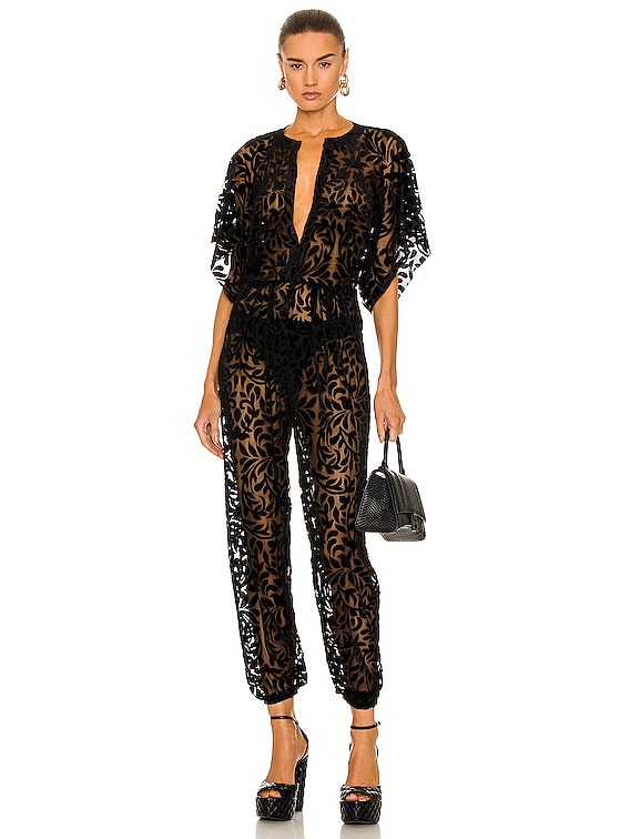 Norma kamali rectangle sales jumpsuit