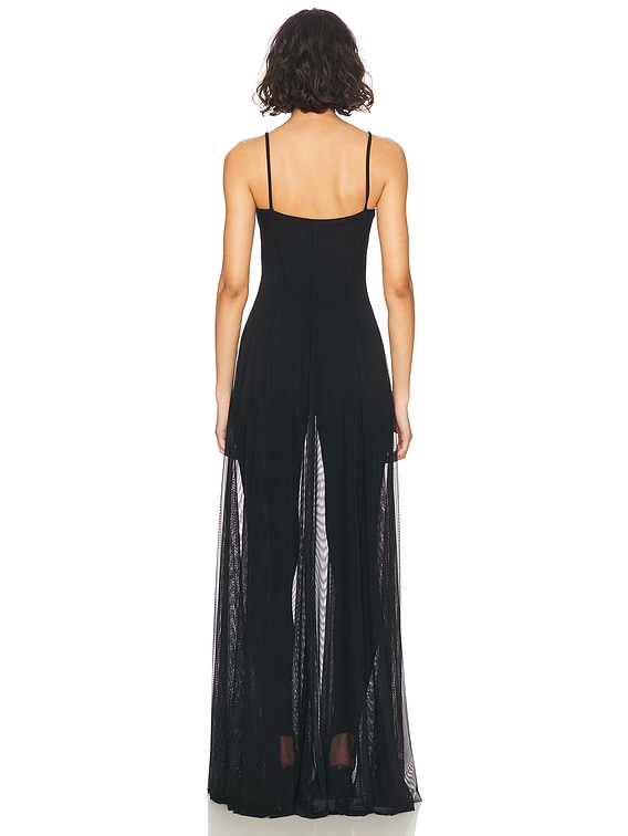ワンピース Norma Kamali 'Underwire Gown' dress UNDERWIRE FISHTAIL GOWN – Black – Norma Kamali
