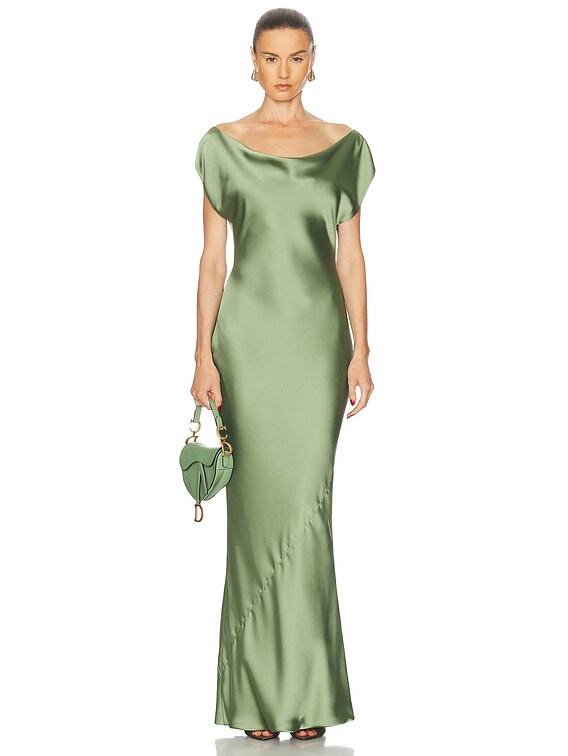 Norma Kamali MARIA ドレス - Vintage Green | FWRD