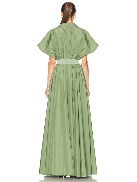 Super Oversized Sleeveless Boyfriend Shirt Flared Gown