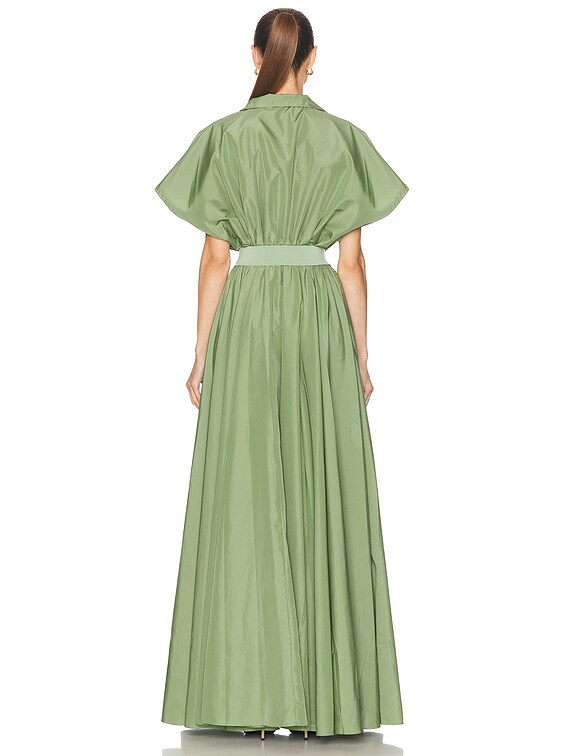 Super Oversized Sleeveless Boyfriend Shirt Flared Gown
