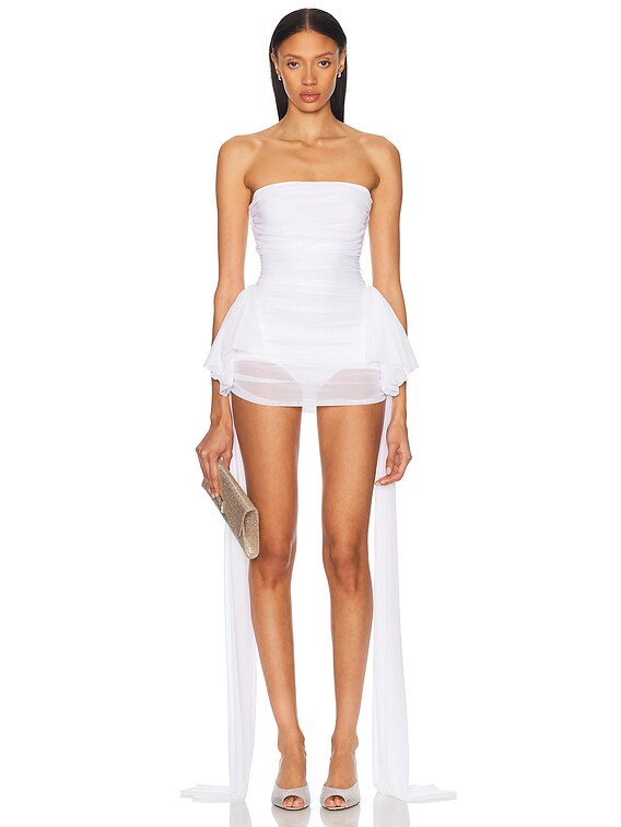 Strapless Bill Pickleball Bow Dress