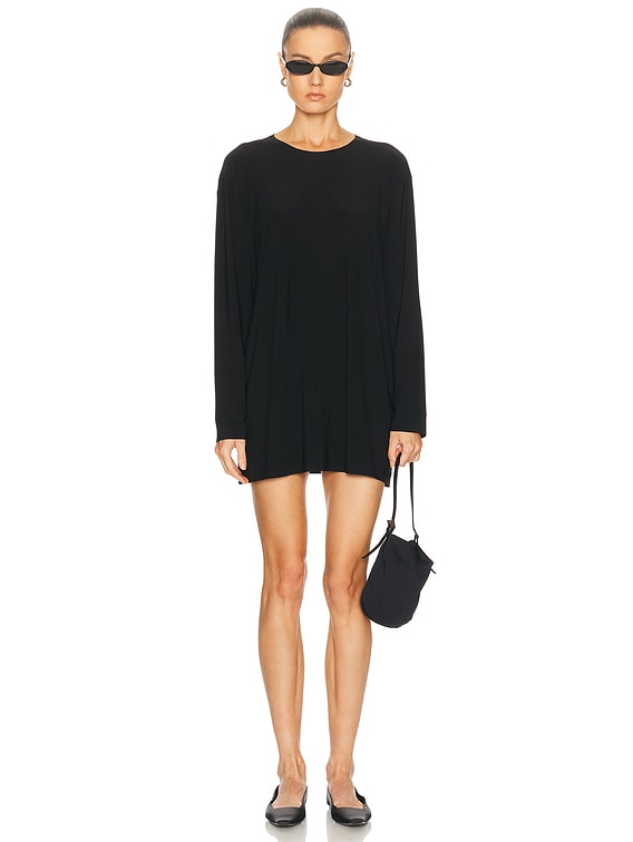black oversized mini dress Kelly Mini Dress main image 0