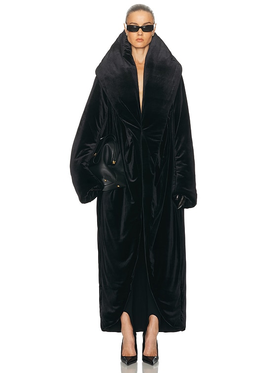Oversized Shawl Collar Maxi Coat
