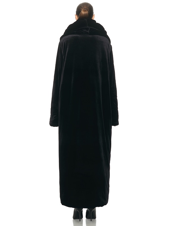 Oversized Shawl Collar Maxi Coat