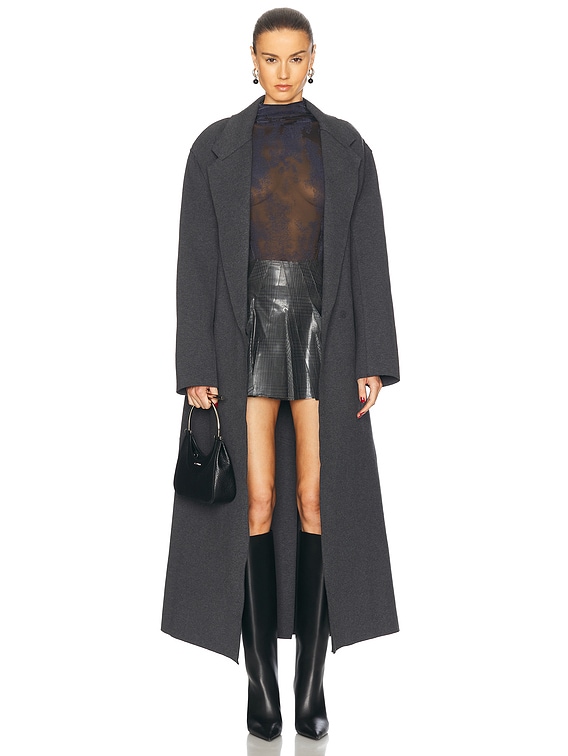Oversized Double Breasted Coat