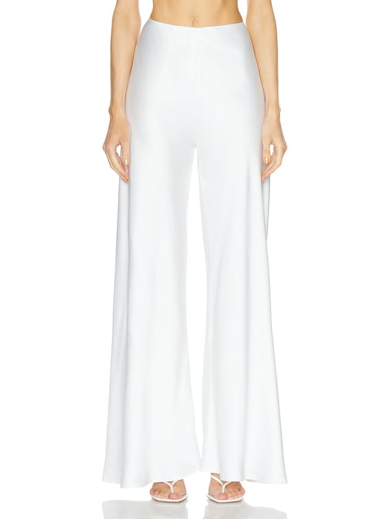 Norma Kamali Bias Elephant Pant in Snow White | FWRD