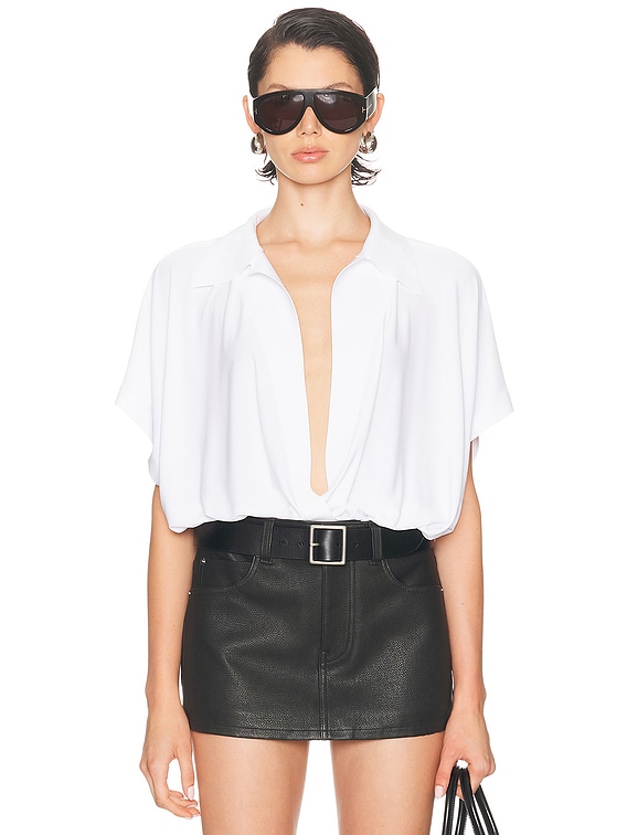 Super Oversized Sleeveless Boyfriend Bodysuit