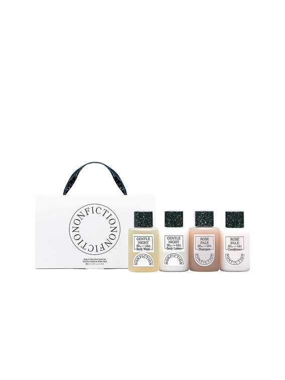 NONFICTION Body & Hair Mini Travel Set in Gentle Night & Rose Pale