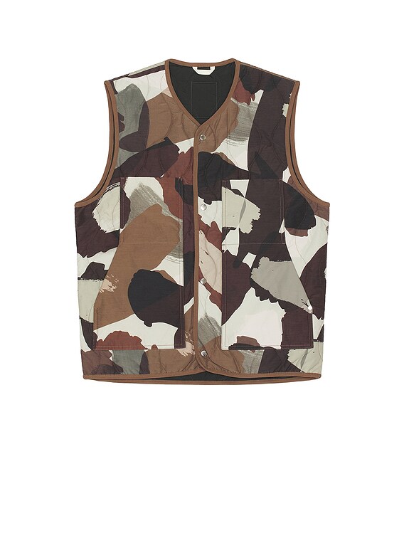 Insulated hot sale camo vest