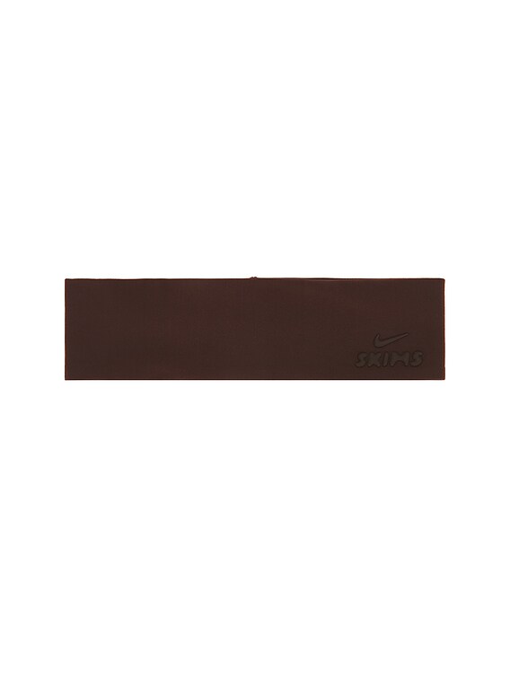 NikeSKIMS Dri-FIT Headband in Dark Sepia | FWRD display picture 3