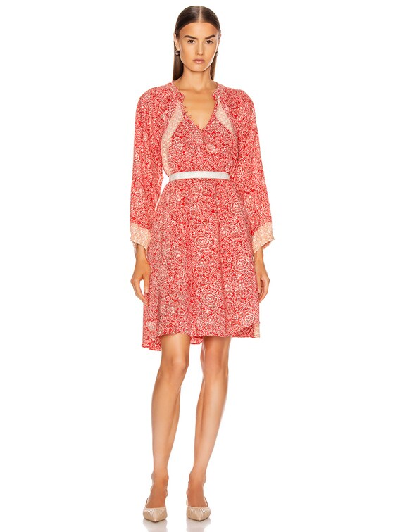 fiore short dress Faithfull Dion Mini Dress in Fiore Lace Black S / Fiore