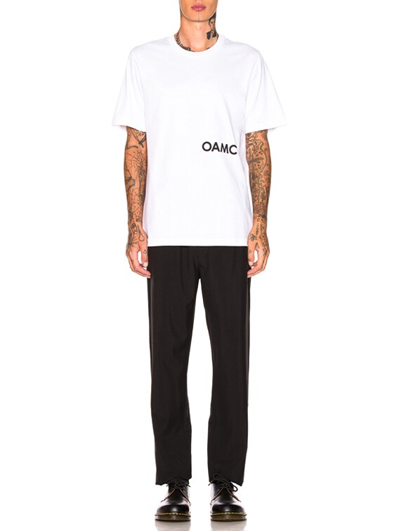 最新品定番OAMC■Chapeau Tシャツ ロゴ white sizeS 18AW Tシャツ/カットソー(半袖/袖なし)