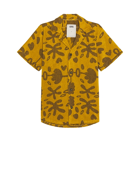 OAS Galbanum Cuba Terry Shirt in Yellow | FWRD