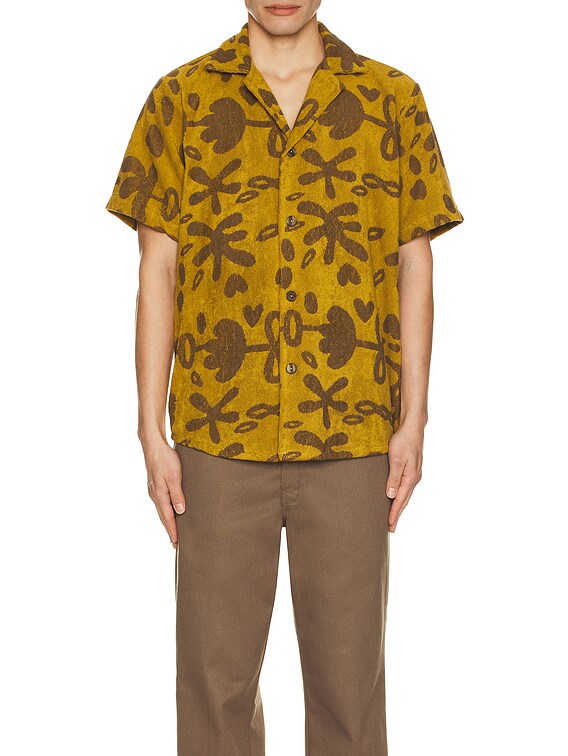 OAS Galbanum Cuba Terry Shirt in Yellow | FWRD