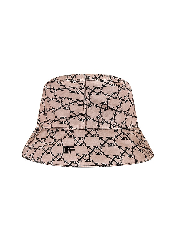 johnnie-O Sun & Surf Camo Performance Bucket Hat in White - One Size