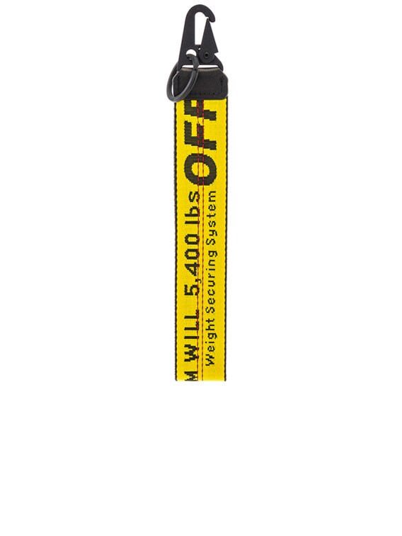 OFF-WHITE Industrial Key Chain in Yellow